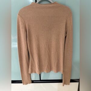 Zara Beige Knit Top